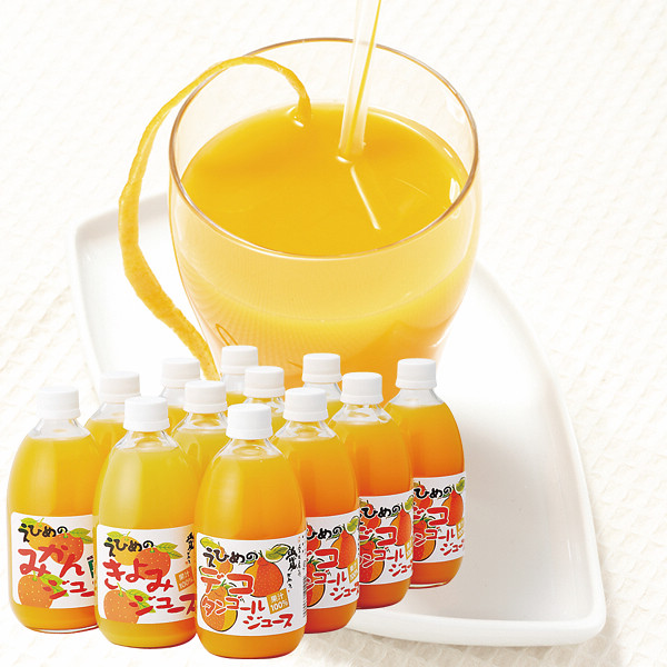 ＜シャディ＞ 愛媛 ３種の柑橘ストレートジュース詰合せ画像